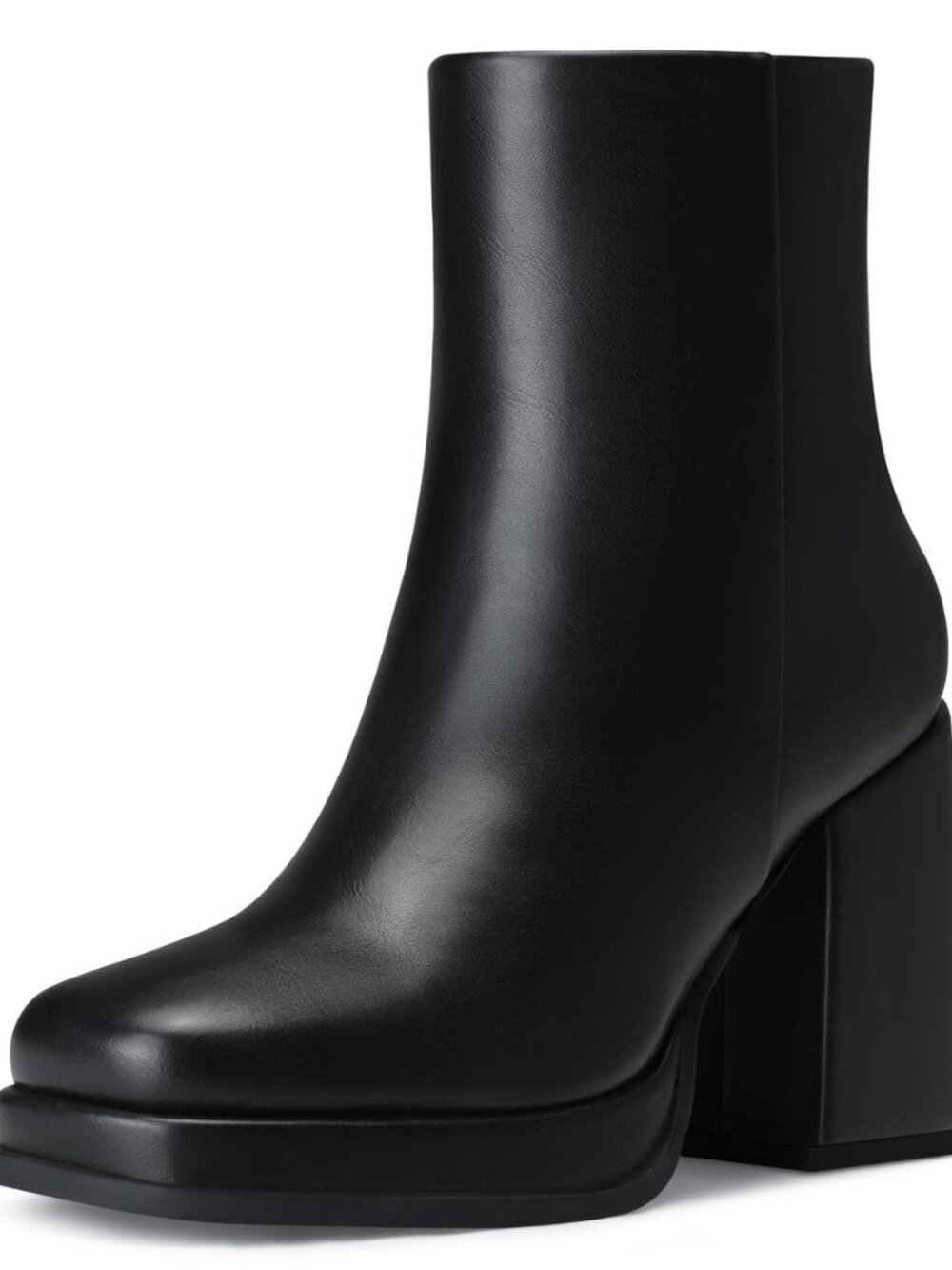 Women Platform Ankle Boots: Comfortable Chunky High Heel Boot
